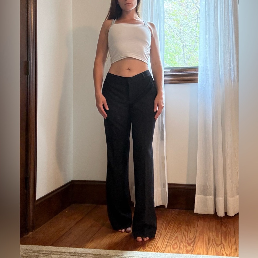 Banana Republic Black Flare Suit Pants